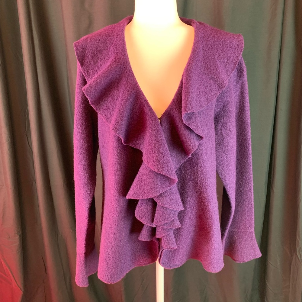 Harve Benard purple sweater with tags XL